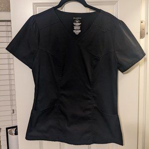 Jaanuu Mock Wrap Scrub Top